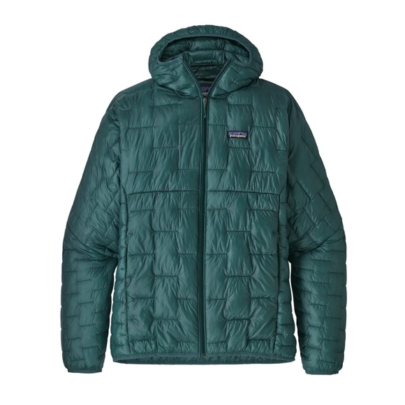 $329💚RARE💙 Patagonia Micro Puff Hoody Jacket Mens Sea Blue - Picture 6 of 12